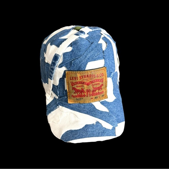 Unisex Custom made patchwork denim cap - Picture 5 of 16
